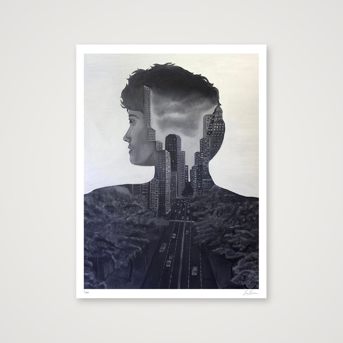 Ascending Avenue limited edition print — 60×80cm, 24×31" Print only